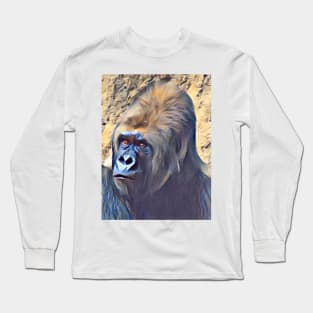 Western Lowland Gorilla Long Sleeve T-Shirt